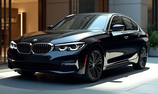 Black 2018 BMW 3 Series Sedan