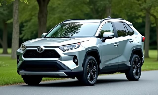 Silver 2021 Toyota RAV4 SUV